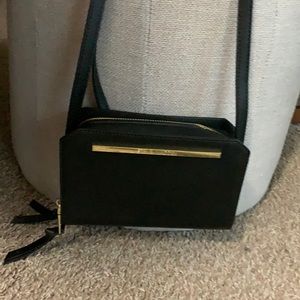 Black Mini Crossbody Wallet (Steve Madden)